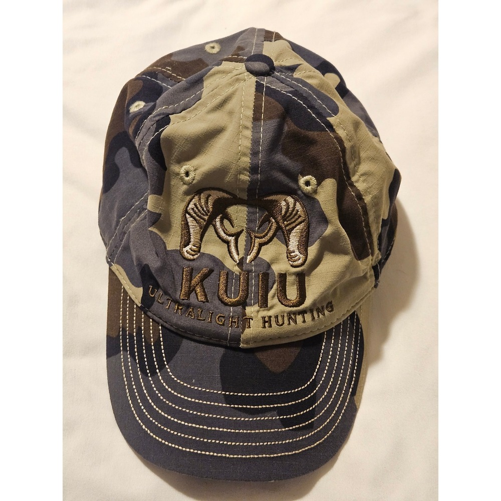 Kuiu Ultralight Hunting Camo Baseball Cap Adjustable Hat Ram Ripstop Camouflage